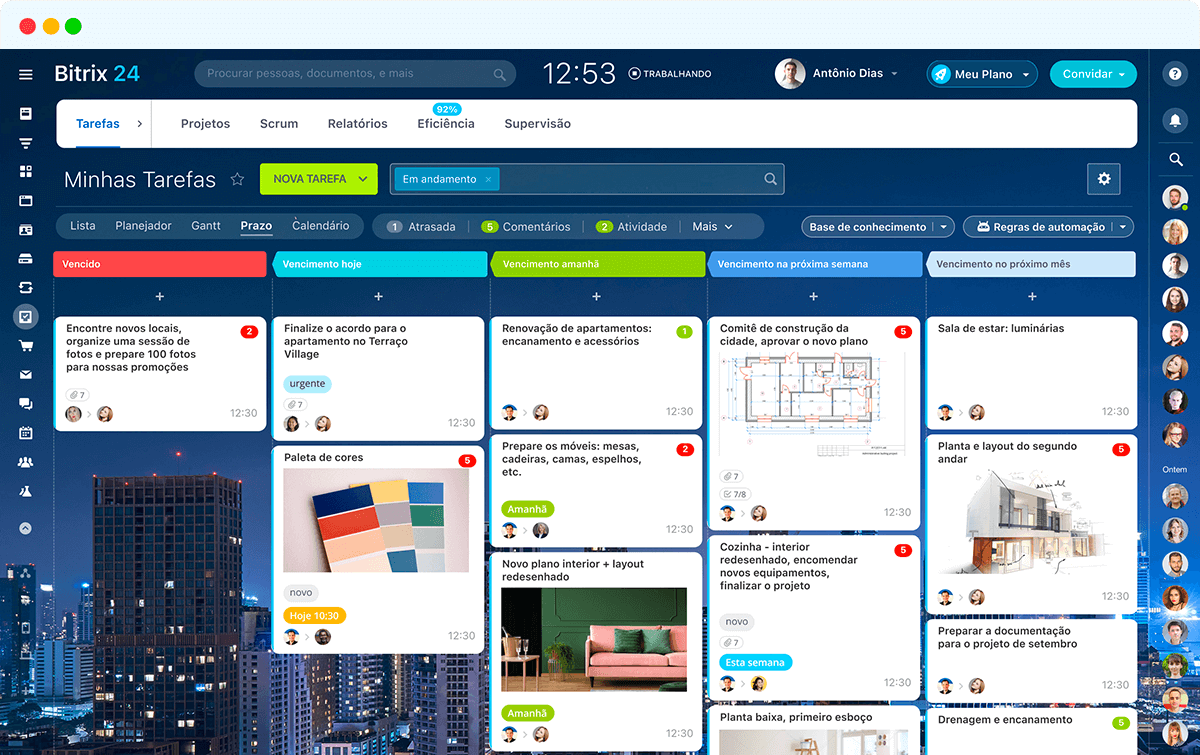 Gerenciamento de projetos