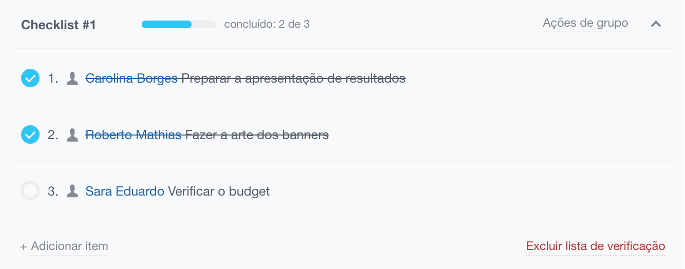 Gerenciamento de projetos