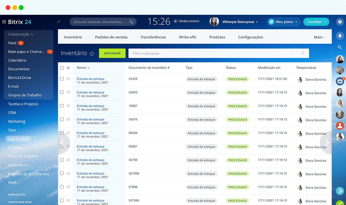 Gerenciamento de estoque