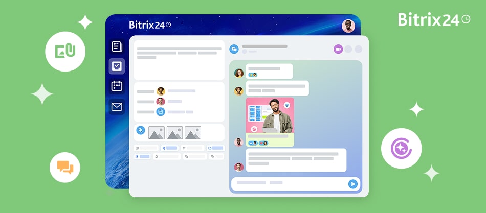Novas tarefas no Bitrix24: produtividade, chat integrado e IA no dia a dia