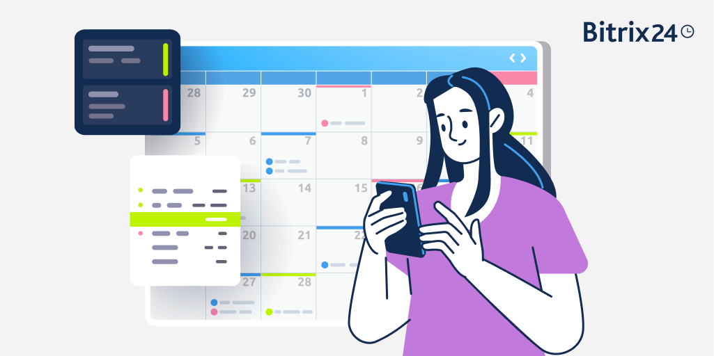 Agendamento on-line no Bitrix24: Mais eficiência, menos esforço