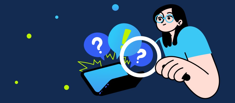 Navegar pelas conversas com clientes 