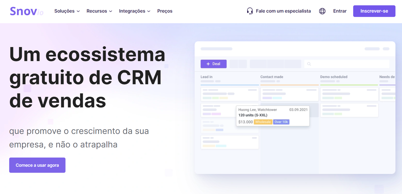 Bitrix24 ou Snov.io: qual plataforma oferece o melhor plano mensal