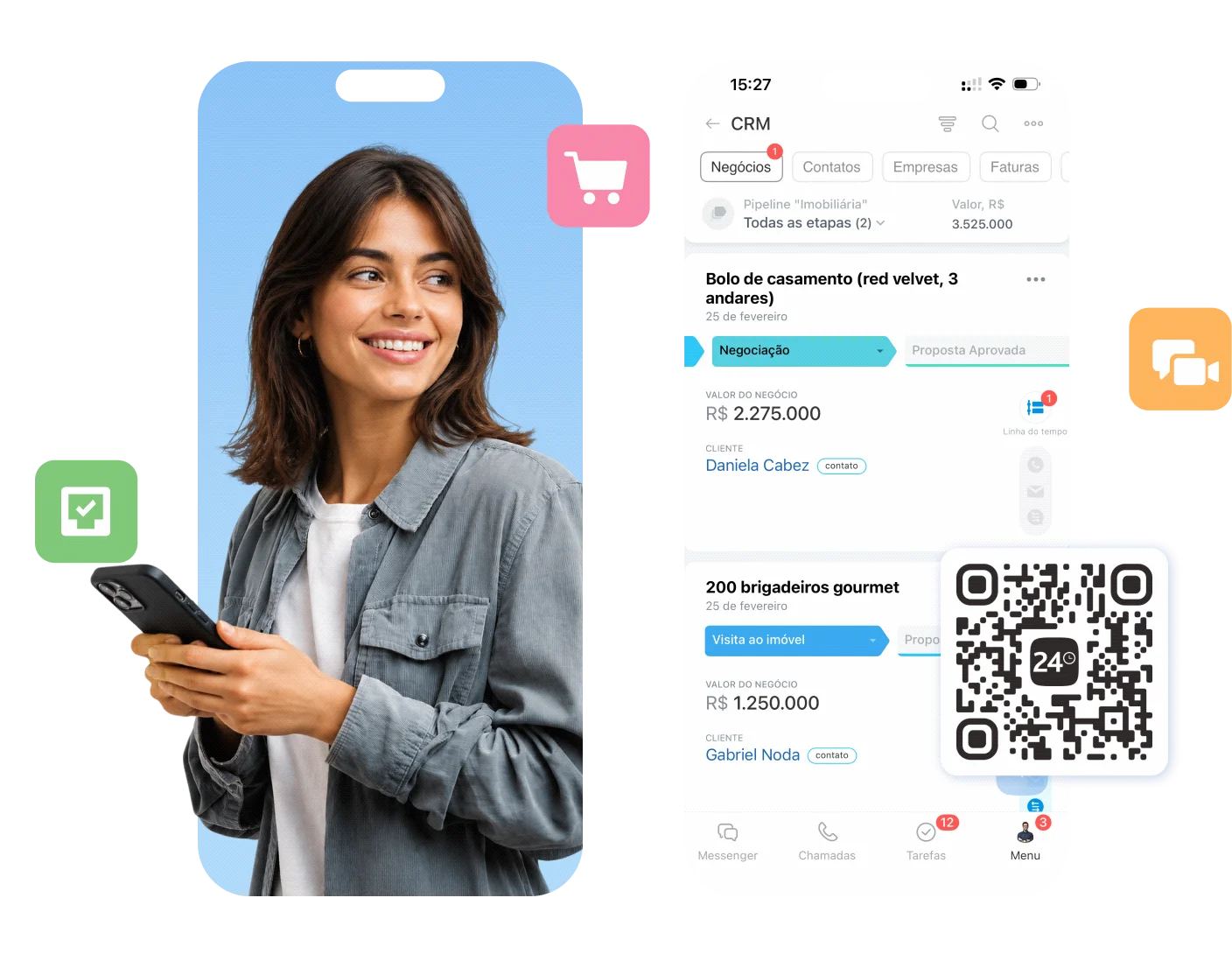 Aplicativo móvel Bitrix24