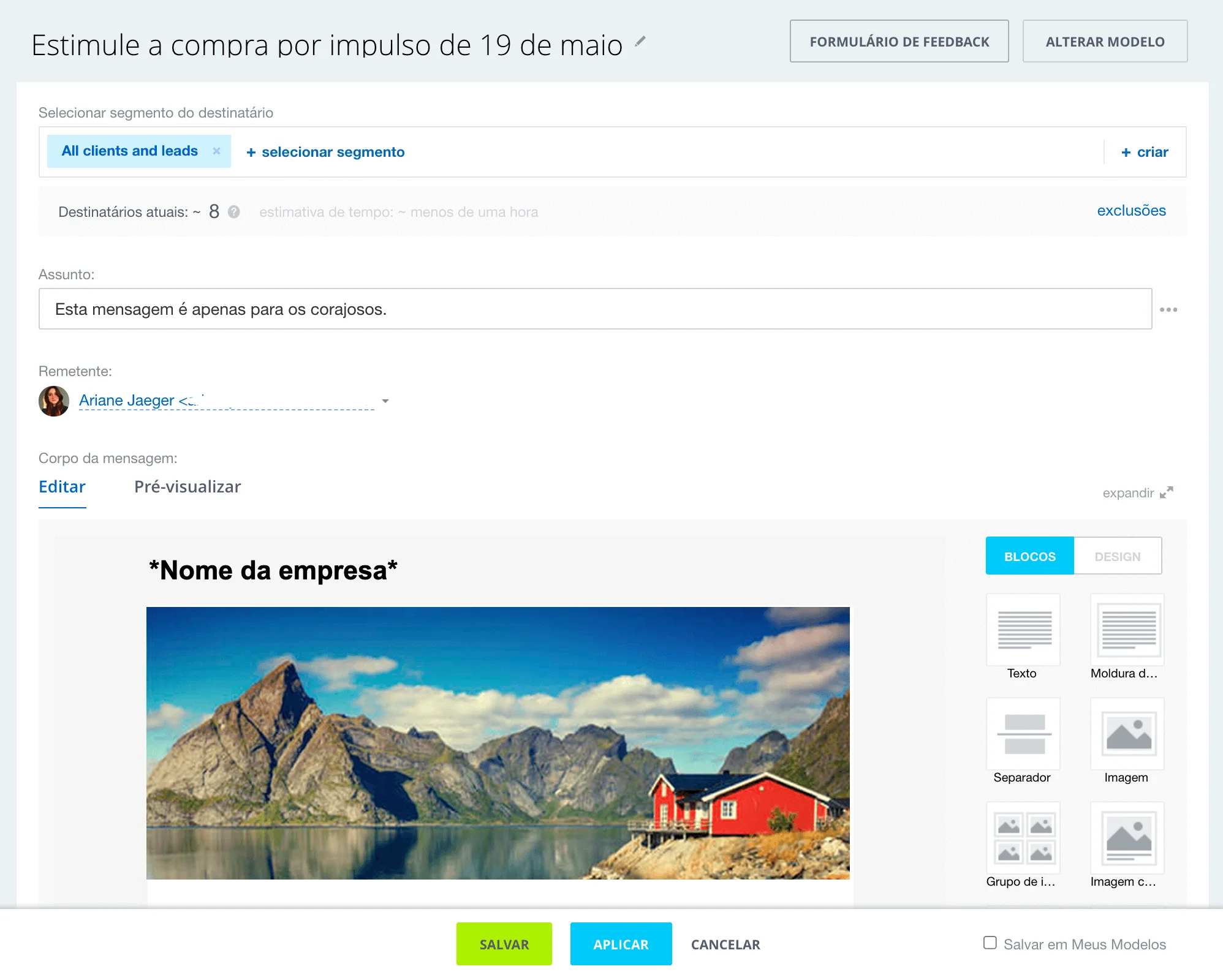Envio e recebimento de e-mails dentro do CRM