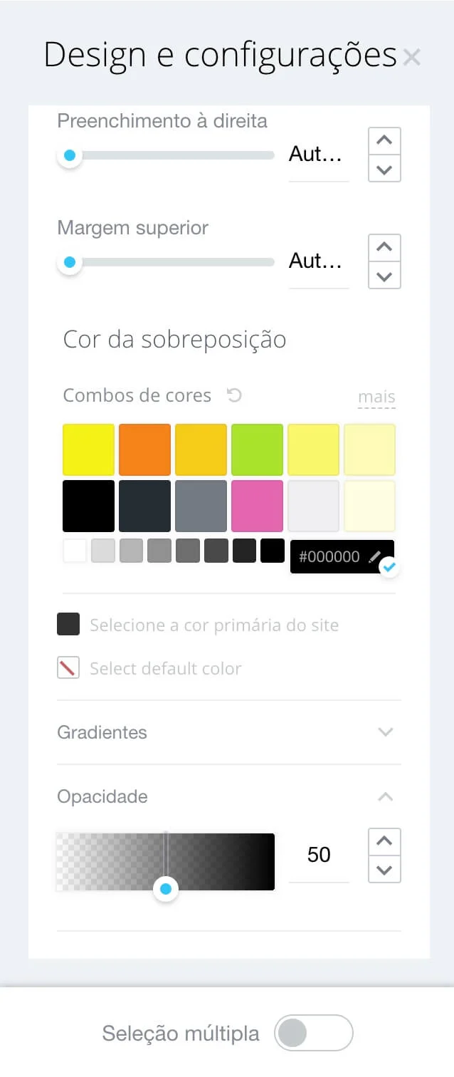 Criador de sites