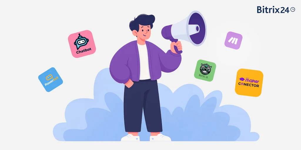 Top 5 aplicativos de marketing para Bitrix24 em 2025