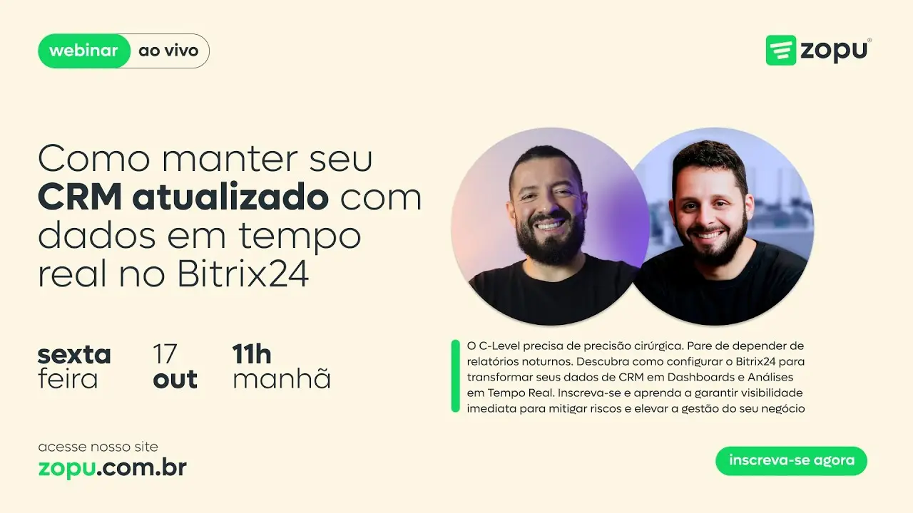 Como manter seu CRM atualizado com dados em tempo real no Bitrix24