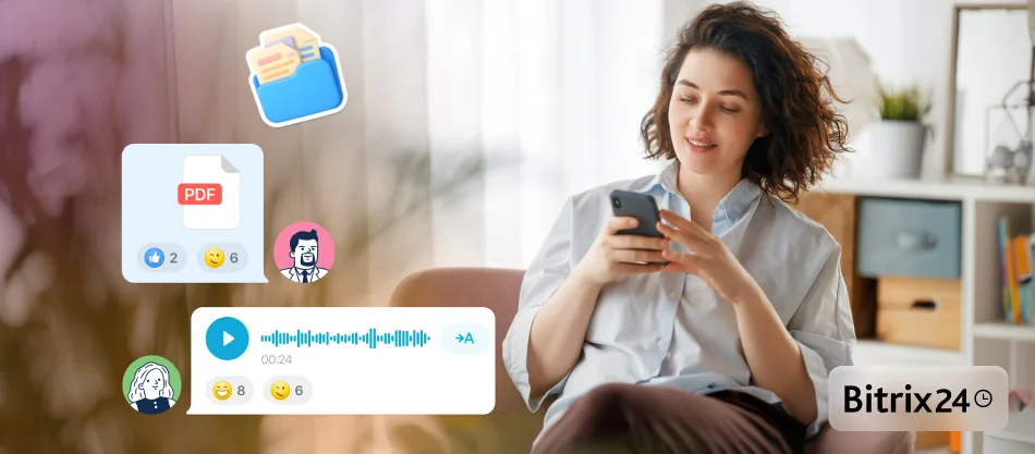 Novo Messenger do Bitrix24: mais organização para a comunicação da sua equipe