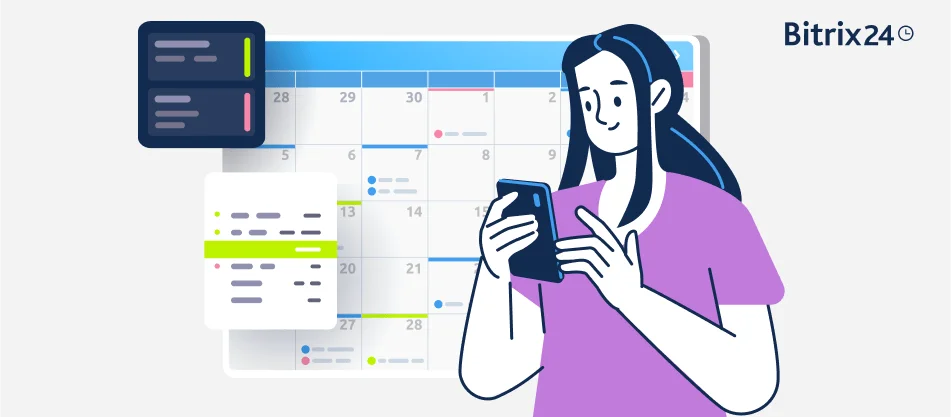 Agendamento on-line no Bitrix24: Mais eficiência, menos esforço