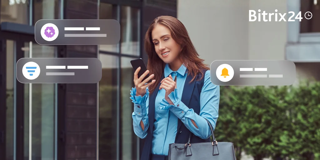 Otimize o trabalho com os clientes no CRM inteligente do Bitrix24