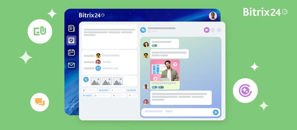 Novas tarefas no Bitrix24: produtividade, chat integrado e IA no dia a dia