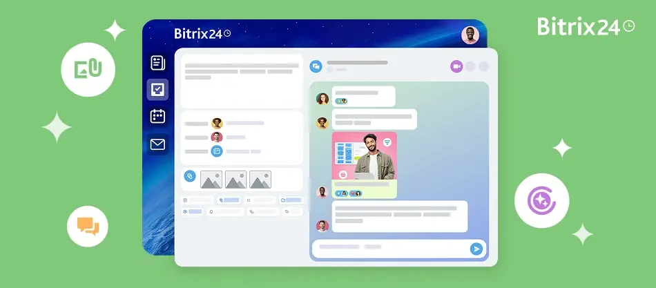 Novas tarefas no Bitrix24: produtividade, chat integrado e IA no dia a dia