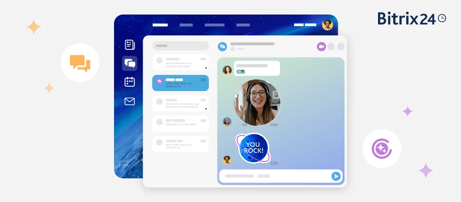 Messenger do Bitrix24: comunicação em equipe que impulsiona a produtividade