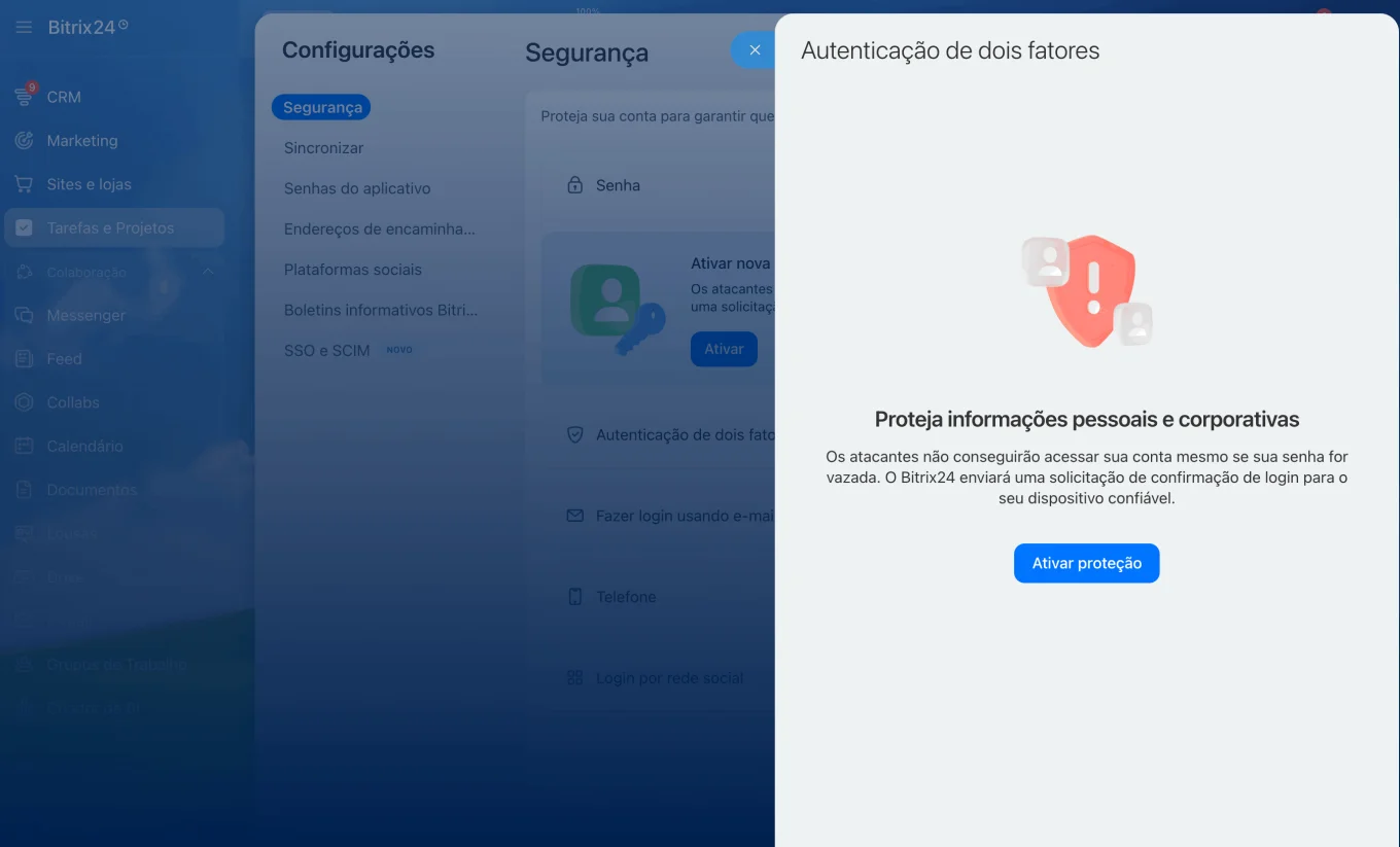 Autenticação de dois fatores
