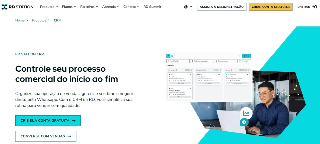 Os 7 CRM gratuitos em 2024 de maior destaque para começar 